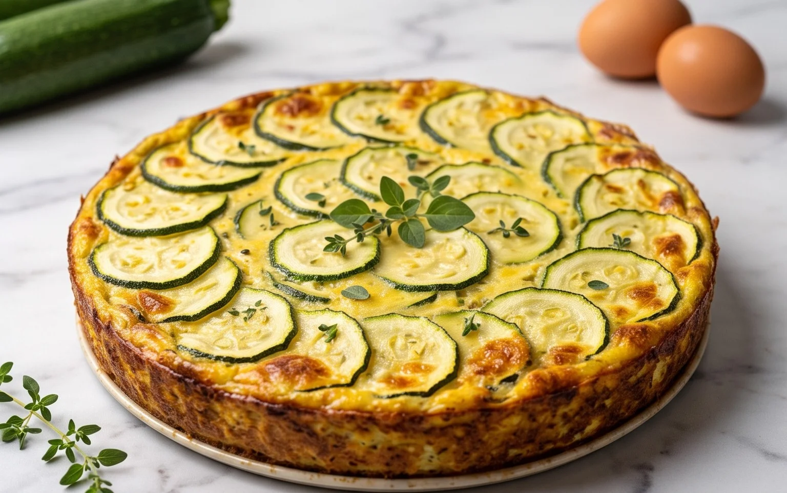 Einfacher Zucchini-Kuchen: Krustenlos, Sommerlich, Köstlich