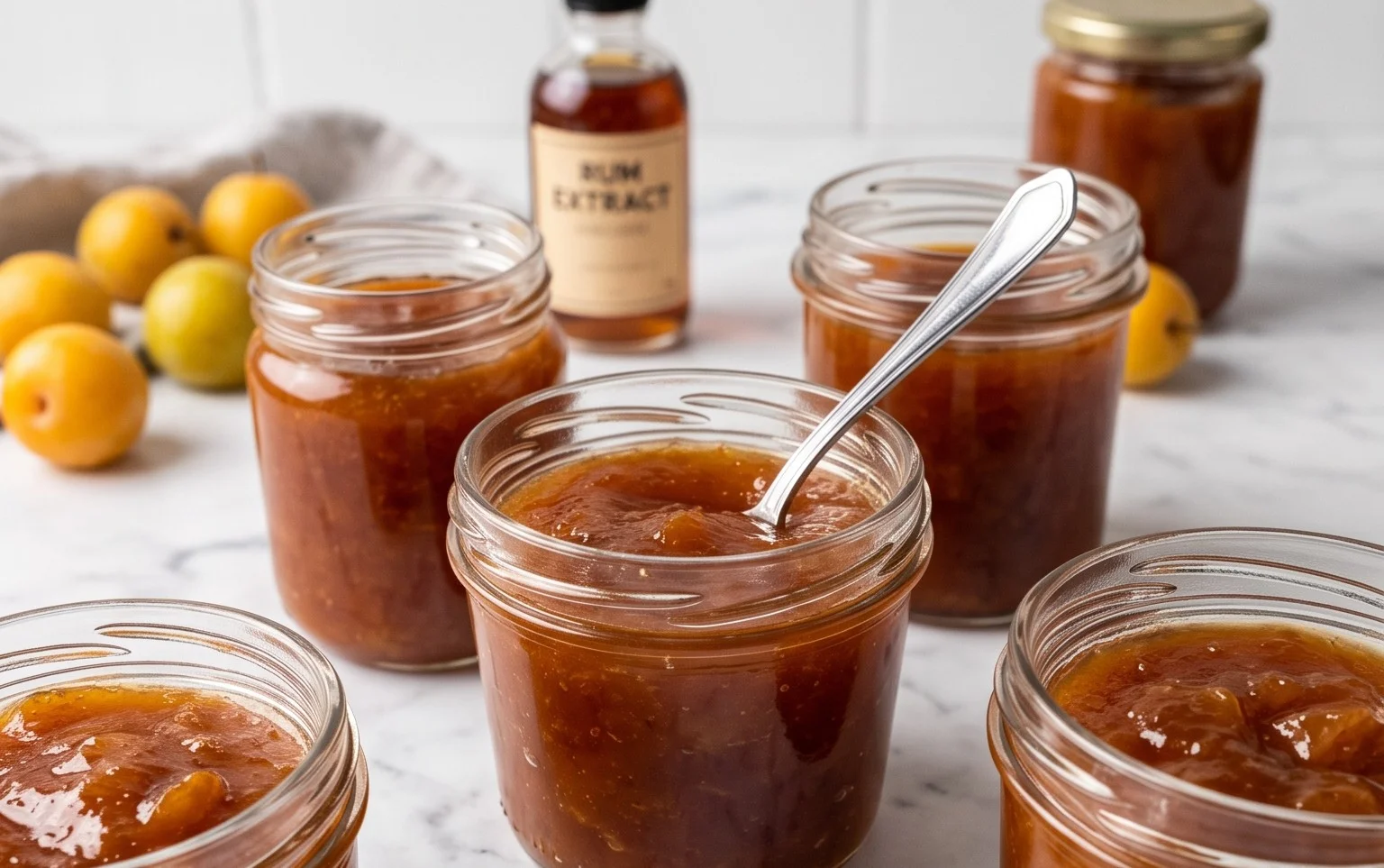 Mirabellen-Marmelade mit Rum Extract-Extrakt – Sommerduft!