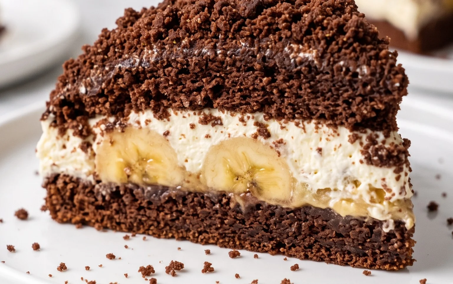 Maulwurfkuchen mit Banane